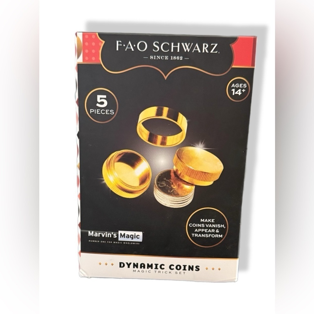 FAO Schwarz Dynamic Coins Magic Trick Set